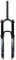 LvTu Luft Mountainbike Gabel 26 27,5 29 er Federweg 160mm Bergab MTB Federgabel, Ultraleicht Legierung Stoßdämpfer - Schwarz (Color : Straight Manual, Size : 26 inches)