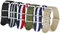 CIVO Strap 6 Packs 18mm 20mm 22mm Bracelets de Montre en Nylon balistique Bracelets Zulu Boucle en Acier Inoxydable avec Barre à Ressort et Outil de Broche de Liaison