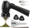 Mamba Grinder Électrique All Black Rechargeable USB, Moulin à Épices avec Doseur et Tête Entonnoir pour Remplissage Facile 1g