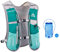 Laufrucksack Trinkrucksack 5L Leichter Laufen Rucksack Fahrradrucksack mit Optional Trinksystem für Damen Herren (Hellblau mit 1.5LTrinkblase)