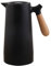 YARNOW Isolierkanne Creme Beige Isolierkanne Kaffeekanne Wasserkanne 1 Liter Vakuumisolierung Schwarz Kunststoffschale Isoliert Tee Milch Karaffe Hotel Restaurant Karaffe Minimalistisch