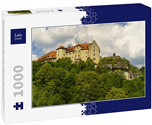 Lais Puzzle Burg Rabenstein im Ahorntal, Fränkische Schweiz, Landkreis Bayreuth, Franken, Oberfranken, Bayern, Deutschland 1000 Teile