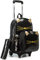 Egchescebo Sac à Dos Roulette Pour Enfant Fille D'école Amovible Chat en Cuir en Scolaires Cartables et Trousses Capacité avec Cartable Ecole Primaire Chariot de Voyage Valise 17 3PCS Noir