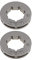 VGOL 2 STÜCKE 3/8 Zoll 7T Kettensägenkettenrad Antriebsfelgen Kettensägenfelgen Kettenrad Ersatzteile Kompatibel mit Husqvarna 340 345 346 350 353 357 359 50 51 55 40 45
