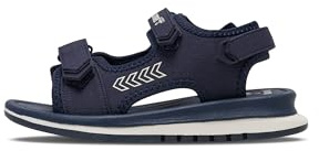 hummel Zori Sandal Unisex Children's Athleisure Sandals & Pooch Shoes Lightweight, Black (Black Iris), 8.5 UK Child