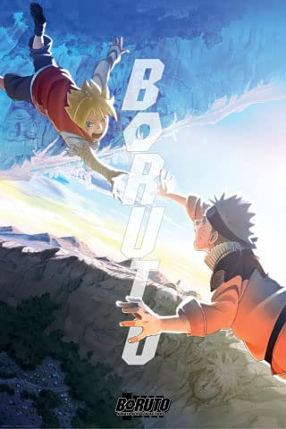 empireposter Boruto - Naruto - Filmposter Kino Movie TV-Serie - Grösse 61x91,5 cm + 1 Korkplatte 61x91,5x1,0 cm - Naturprodukt