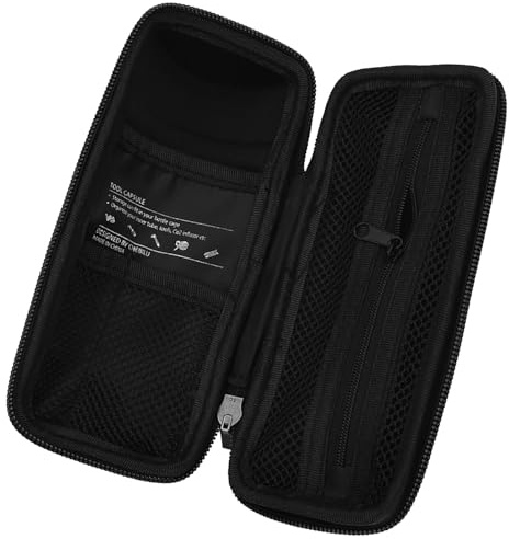 KIMISS Porta Attrezzi per Borraccia per Bici Kit Attrezzi per Bici Nero Eva Kit di Riparazione per Mountain Bike Impermeabile Borsa Porta Attrezzi per Confezione di Manutenzione per