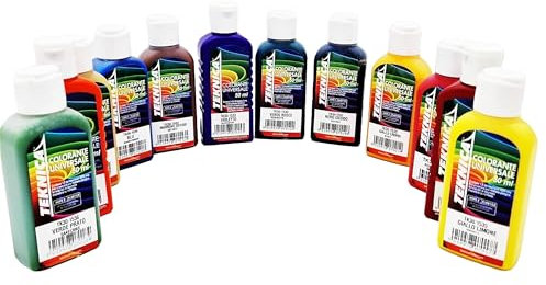Teknica Colorant de peinture acrylique hydropeinture universelle pour intérieur extérieur 50ml multicolore 1 pièce (marron)