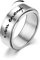 IMINI I am Enough inspirierende Nachrichtenringe, minimalistischer Spinner, Fidget-Ring, frei drehbar, Edelstahl, modisch, Ermutigung, Statement-Schmuck für Damen, Herren, Mädchen, Geburtstag,