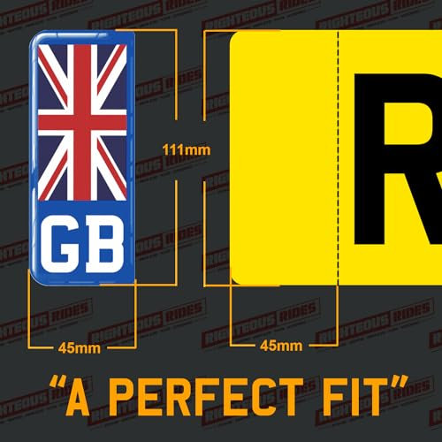 3D Gel Resin GB flags to suit your 3D number Plates Universal Fit. Electrif green flag Avalible. (Large Flag)