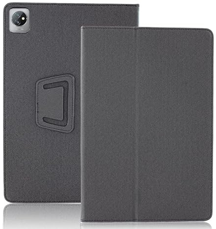 INSOLKIDON Kompatibel mit Black-View Tab 80 10.1 INCH 2023 Tablet Hülle mit Standfunktion Slim PU Leder Schutzhülle [Auto Schlaf/Aufwachen] Klappbare Schutzhülle (SCHWARZ)