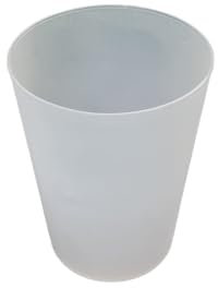 Ekomon Pack de 100 Vasos Sidra plástico Duro Reutilizables 50 CLS Reciclables - para Copeos, Eventos, Cubatas Libre de BPA bisphenol A