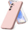 Vansdon Cover Compatibile con Samsung Galaxy S25, 2 Pellicola Protettiva in Vetro Temperato, Gomma Gel di Silicone Liquida Antiurto Custodia - Rosa