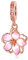 Amuefer Fiore di Ciliegio Rosa Charm Compatibili Bracciale Collana, Argento Sterling Ciondolo Primavera Pasqua Natale Gioielli Regali per le Donne Moglie Amici