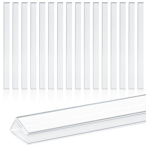 Innconee Gewächshausplatten aus Polycarbonat, U-Steckverbinder, U-Profil, U-K-U-Endkappe für Doppelwand-Gewächshausplatten, verhindern Staub, Regen, passend für 6 mm oder 4 mm Paneele, Länge 0,6