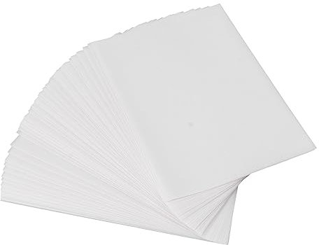 100 Stück Transparentpapier Transferdekoration Festliche Umschläge Zubehörblöcke Klares Tägliches Säurepapier für die Versorgung Transparenter Dekorativer Pinnwände