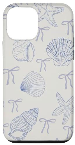 Hülle für iPhone 12 mini Coastal Enkeldaughter Aesthetic Preppy Shells Ozeanblaue Schleife