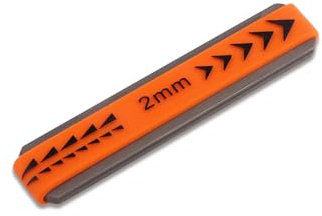 Metallor Guitar Fret Crowning Files Dual Sized Compact Fret Dressing File for Standard Guitar Frets with Coarse and Fine Cutting Edges Rubber Grip Guitar Luthiers Tools Repair Tools. (2mm-Medium) | 2mm Medium, for Standard Guitar Frets, with Coarse and Fine Cutting Edges, Rubber Grip, Guitar Luthiers Tools, Repair Tools