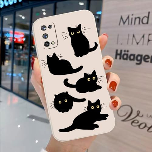 Custodia Carina Compatibile con Realme 7 Pro - Comoda Cover in TPU Morbido Bianco Animali Cartoni Case
