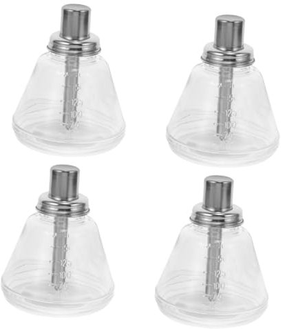 Healeved 4 Stück Japanische Maniküre-entfernerflasche Nail-art-flasche Spender Für Nagellackentferner Behälter Für Nagellackentferner Nachfüllbare Flaschen Flasche Nagellackentferner Glas