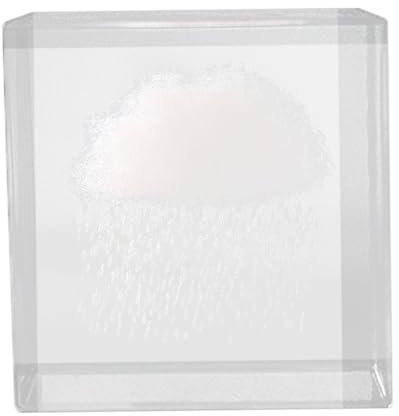 Wuyooprt Briefbeschwerer in Herzform, -Ornamente, Würfel, Kristall, Basteln, Briefbeschwerer, Kunstdekoration für Nachttisch, Schrank, Schlafzimmer