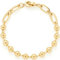 JEWELS BY LEONARDO Armband Dotty • Arm-Kette aus goldfarbenem Edelstahl • kräftigen Kugeln mit stilvollen Stegen • 19 cm Länge • Schmuck Geschenk für Frauen • 024925