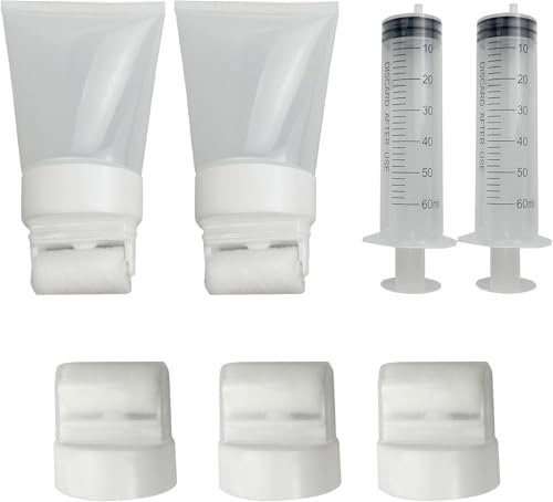 Refillable Paint Roller Brush-4 Touch Up Painter with Storage 500ml Wall Repair Tool-Empty Dabbers Bottles Dauber (Touch Up Paint Roller Brush 1 Inch 100CC)