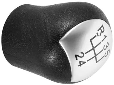 XDETGOK Schaltknäufe Kompatibel Mit Twingo 1993–2007 Für Twingo I 2004–2007 Auto-Schaltknauf Schalthebel Stiftkopf Schalthebeladapter Teile Zubehör(Silver)