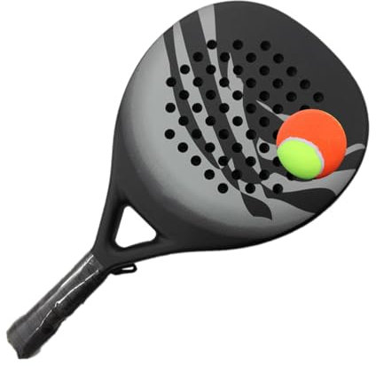 Paddle Rackets for Adults, Carbon Racket, Shock-Resistant Sports Equipment for Women, Men, Beginners, Family Fun, Mother, Dad, Father Fitness Gear