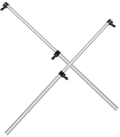 ETHZZLE 2pcs Telescopic Pole Accessories Stand up Ironing Machine Extension Rod Compact Stand Adjustable Telescopic Rod Ironing Iron Steam Rack