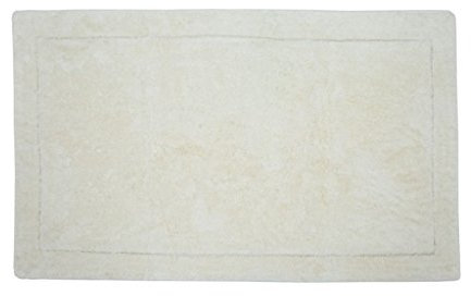 Casalanas - Santorin, Beidseitig verwendbar, Schwerer Badezimmerteppich, 100% Natur-Baumwolle, 120x70cm, Natural