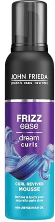 JOHN FRIEDA Frizz-Ease Frisierschaum für Locken, ideal 200 ml, Modell zufällig