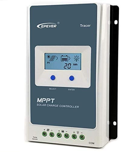 EPEVER® MPPT-Solarladeregler TracerAN-Serie unterstützt geflutet/versiegelt/Gel/Lithium 12/24V DC Systemspannung wird automatisch erkannt(20A)