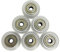 YuCool 6 Stück Rollen Kugellager,3D Drucker Zubehör, Kugellager Abgedichtet,Metall Double Shielded Miniatur Rillenkugellager,lineares Lager für Creality CR-7, CR-8, CR-10, CR10S, Ender/Ender 3 Pro