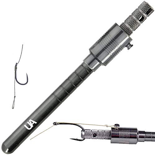 Ultimate Angling Fishing Tackle – Hair Rig Tying Tool | Effortless & Precise Hair Rig Knot Tying for Carp Fishing | Durable Silver Design for Easy Bait Presentation & Secure Hook Attachments