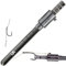 Ultimate Angling Fishing Tackle – Hair Rig Tying Tool | Effortless & Precise Hair Rig Knot Tying for Carp Fishing | Durable Silver Design for Easy Bait Presentation & Secure Hook Attachments