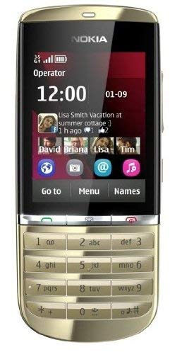 Nokia Asha 300 (Light Gold) (Generalüberholt)
