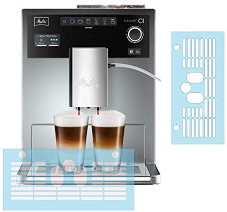 5 x Schutzfolie für Melitta Caffeo CI/CI Touch Modell - Abtropfblech - Tassenablage - Ablage - Tropfblech - E970 - F630