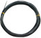 Craft Wire 1.5mm 10m Anodized Black Aluminum Wire for Bead Making Art Craft DIY Embellishment Decoration Florist Supplies (Black)
