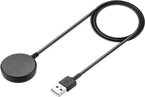 Compatibile con Caricatore Samsung Galaxy Watch 6/Watch 6 Classic/Watch 5 Pro/Watch 5/Watch 4/Watch 4 Classic/Watch 3/Watch Active 2/Watch Active Caricabatterie Cavo di Ricarica USB-Nero 3,3ft