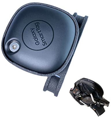 Versteckte Smarttag Fahrradsattelhalterung GPS-Tracker Schutzhülle kompatibel mit Samsung Smarttag - Schwarz, OCXCPH319