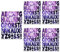 270 pcs 2 Inch Iron On Letters Heat Transfer Letters, Alphabets for Sport Jerseys T Shirts Team Name Clothes Slogan Printing DIY Crafts Decoration (5 Sheets Camouflage Galaxy)