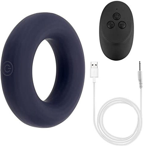 PQKuss Mit 10 Vibration Modi Penisring Vibrator Silikon Fernbedienung Cock-Ring Vibrierender Das Penis-Spiel Spielen Zeit VerzöGerung Penisringe Lange Erektion Ringe FüR Ihn Und MäNner Paare
