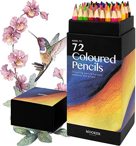 Farbstifte, Qualität Farbstifte für erwachsene Malkünstler Profis und Coloristen, Soft Core, Zeichnung Bleistifte Set Kunst Zubehör für Kinder Anfänger, Farbstifte für Studenten
