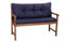 Bankauflage für Gartenbank- Polsterauflage für & Hollywoodschaukel-Gartenschaukel Kissen-hollywoodschaukel Kissen-bankkissen Outdoor (120 x 50 x 40 cm, Marine)