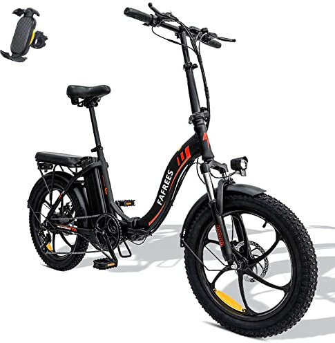 Fafrees [ Offiziell F20 Klappbar E Bike Fatbike mit 36V 15AH Akku für Pendeln, E-Bike 20 Zoll Damen Elektrisches Fahrrad 250W, 25km/h Mountainbike Herren Shimano 7S, Pedelec Klapprad bis 150 kg