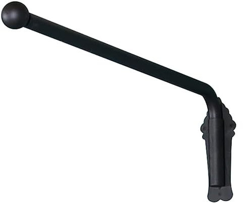 Heavy Duty Door Curtain Rail Swing Arm,40kg 180° Swing Window Curtain Display Stand For Store Kitchen Bathroom (Color : Black, Size : 120CM/47IN)