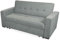 Somnia Descanso - Sofá Cama de 2 Plazas Modelo Volga, Diseño Moderno y Elegante | Práctico y Funcional, con Reposabrazos, Gris