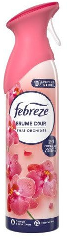 Febreze Lufterfrischer-Spray Thai Orchidee, 1 x 185 ml, 2-in-1, bekämpft Gerüche und erfrischt