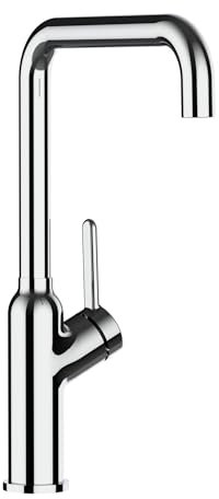 Wasserhahn Küchenarmatur, BOD, mit 360° schwenkbarem N-Auslauf, Verchromt